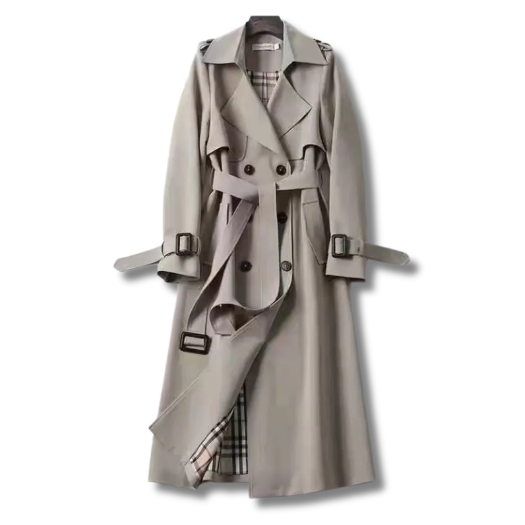Trench-coat Sienna Mode – Brun Élégant pour Femme