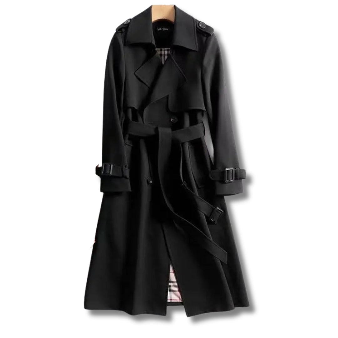 Trench-coat Sienna Mode – Brun Élégant pour Femme