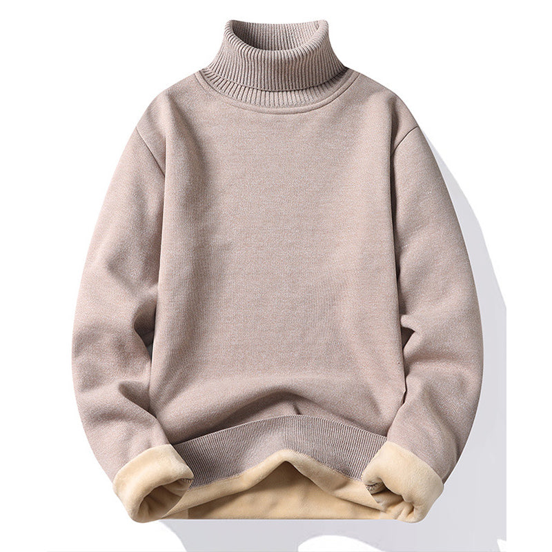 Pull en Peluche à Col Roulé – Chaleur & Confort Ultra-Doux