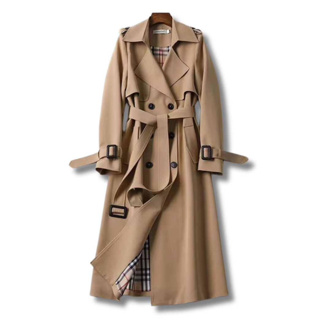 Trench-coat Sienna Mode – Brun Élégant pour Femme
