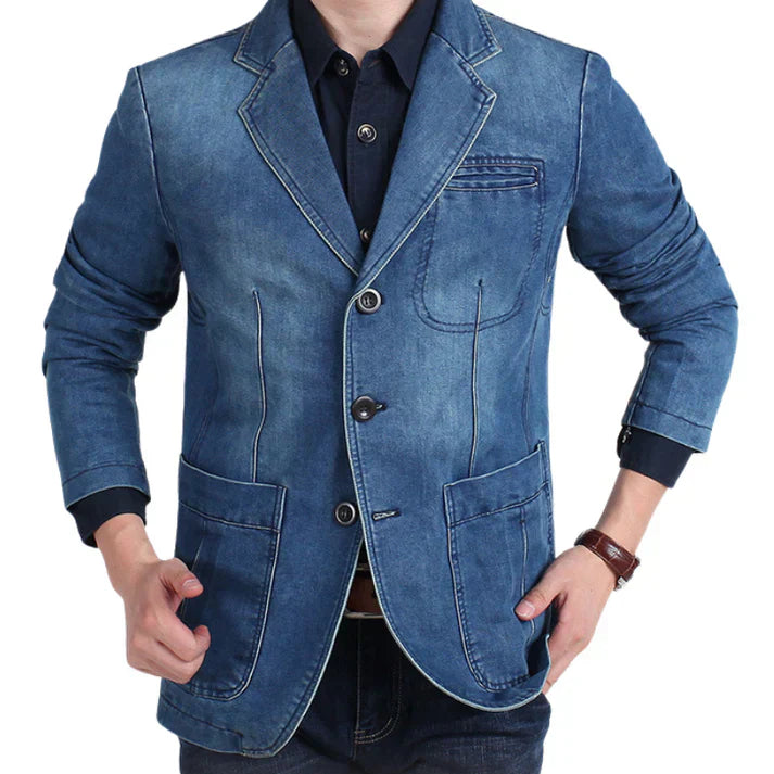 Blazer Moderne Homme Coupe Décontractée – Élégance Quotidienne & Professionnelle