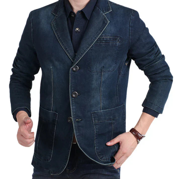Blazer Moderne Homme Coupe Décontractée – Élégance Quotidienne & Professionnelle